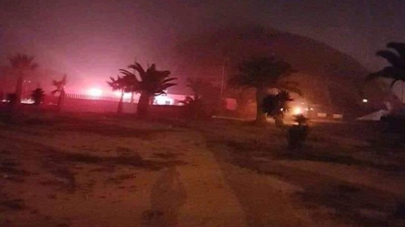 حريق بقصر الرياضة بالمنزه