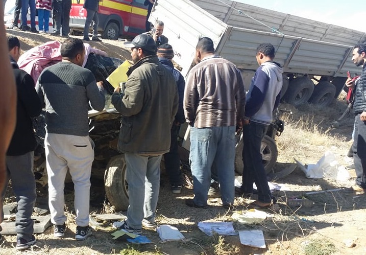 بولعابة: وفاة خمس معلّمات في حادث مرور