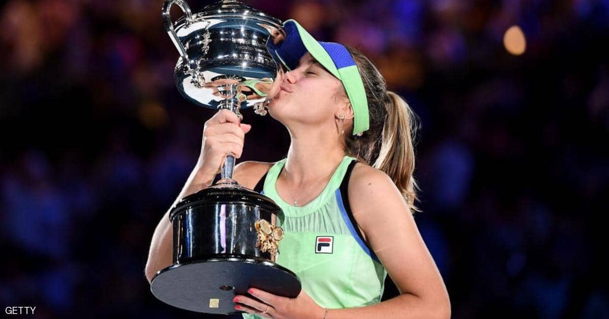 الأمريكية صوفيا كنين تفوز ببطولة أستراليا المفتوحة للتنس الأمريكية صوفيا كنين تفوز ببطولة أستراليا المفتوحة للتنس