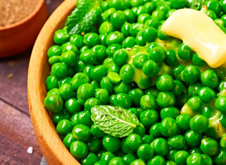 جلبانة بالزبدة والنعناع كمقبلات فاخرة