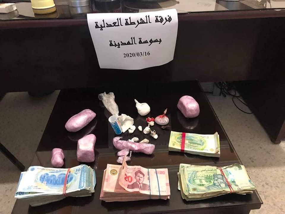 بحوزتهما كوكايين: الإطاحة بمروج مخدرات وشقيقه في سوسة