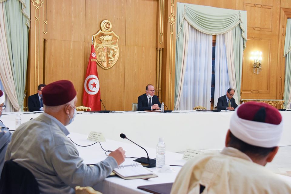 الفخفاخ يتشاور مع المفتي حول رمضان