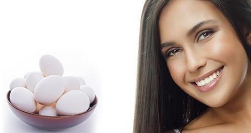 قناع البيض لشعر طويل وقوي