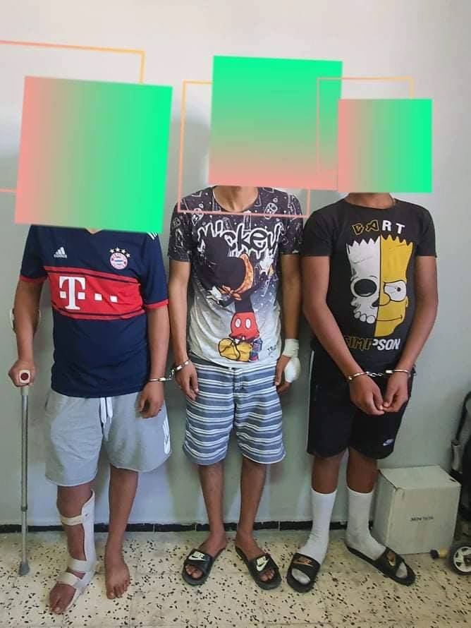 13 ألف دينار داخل وعاء سميد ..وقاررورتا مولوتوف وأسلحة بحوزة مجموعة كانت تستعد  لأعمال شغب في سوسة