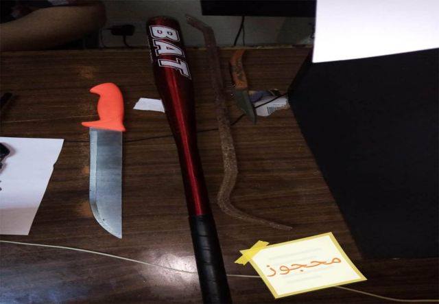 المنزه:القبض على  أشخاص بحوزتهم أسلحة وأدوات خلع