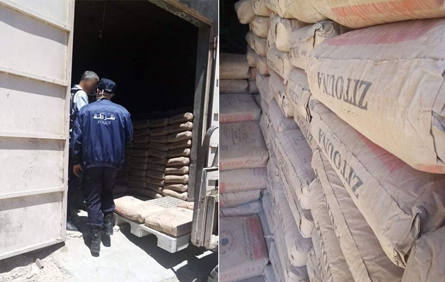 ضربة للاحتكار والمضاربة: حجز 14 طنا من الاسمنت في بنزرت