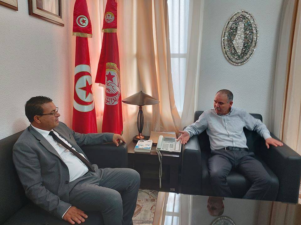 حذر من التهديدات التي تطال المغزاوي..لبيض وعبير :اتحاد الشغل يتهم مدير عام 