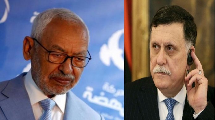 هذا ما استنتجه التيار الديمقراطي  من مكالمة  الغنوشي مع السراج