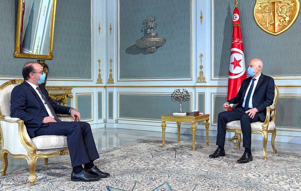 سعيّد و الفخفاخ يتحادثان عن الجائحة والوضعين الاقتصادي و الاجتماعي