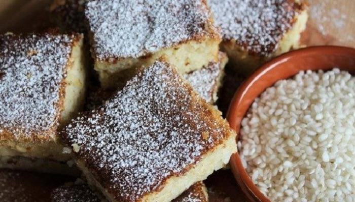 كايك الأرز على الطريقة الإيطالية