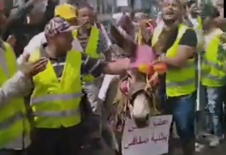 شاهد الفيديو/ عضو المجلس البلدي نعتت اعوان نظافة بالاحمرة فهكذا كان رد فعلهم