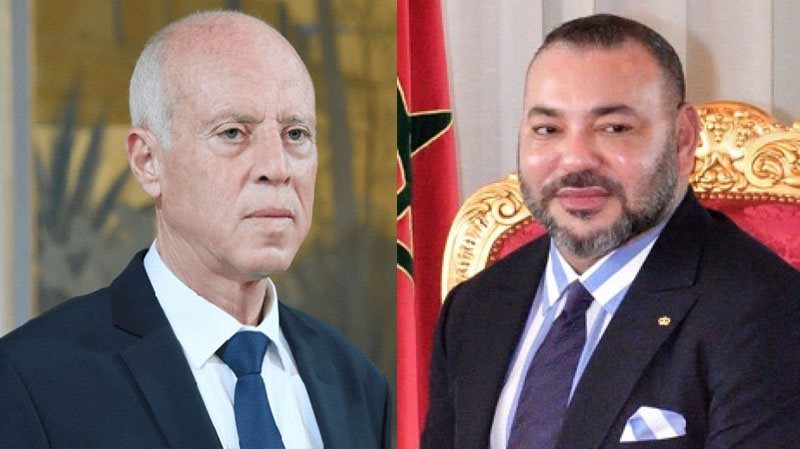 قيس سعيّد يطمئنّ على صحّة الملك محمد السادس