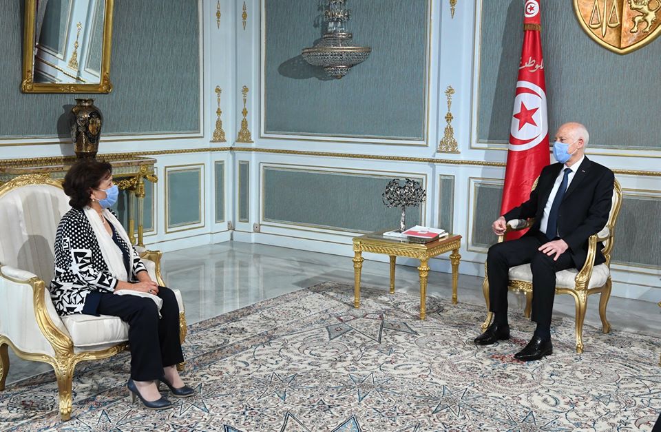 سهام بن سدرين عند قيس سعيد