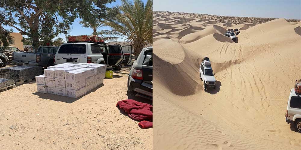 دوز: حجز بضاعة مهربة بـ 444 الف دينار