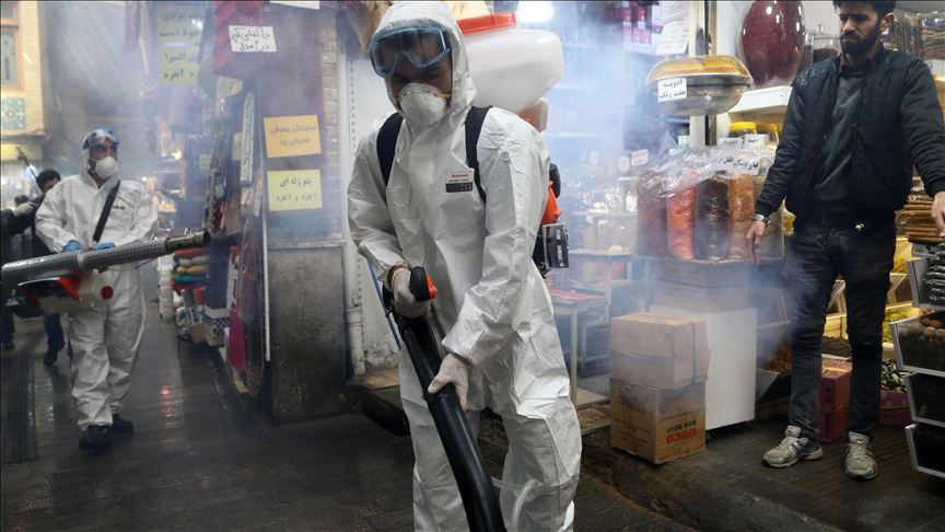 203 حالة وفاة بكورونا في إيران في 24 ساعة