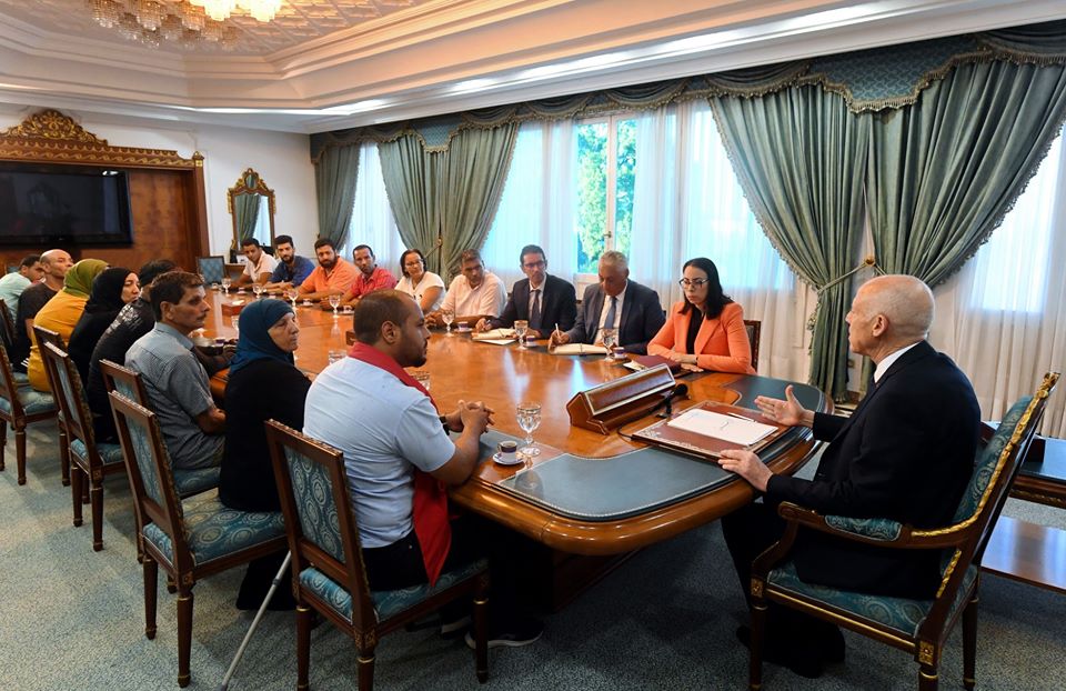 قيس سعيّد: جرحى الثورة من أوكد الملفات التي سيقع عرضها على الحكومة الجديدة