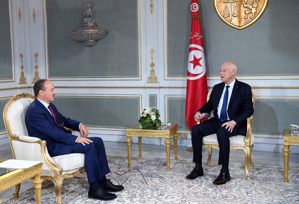 رئيس الجمهورسة يستقبل وزير الصحة بالنيابة