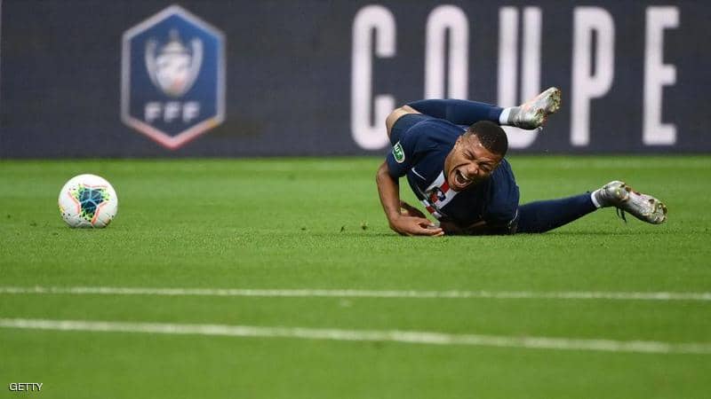 إصابة كيليان مبابي ستحرمه من الملاعب أسبوعين أو ثلاثة