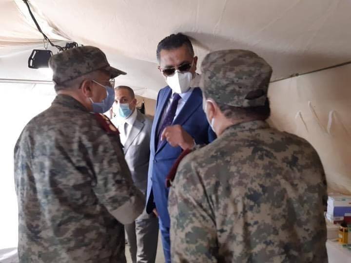 وزيرا الدفاع والصحة ومستشار رئيس الجمهورية في الحامة(صور)