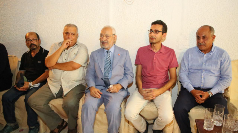 الغنوشي يتحول إلى منزل علي الشاوش للتعازي