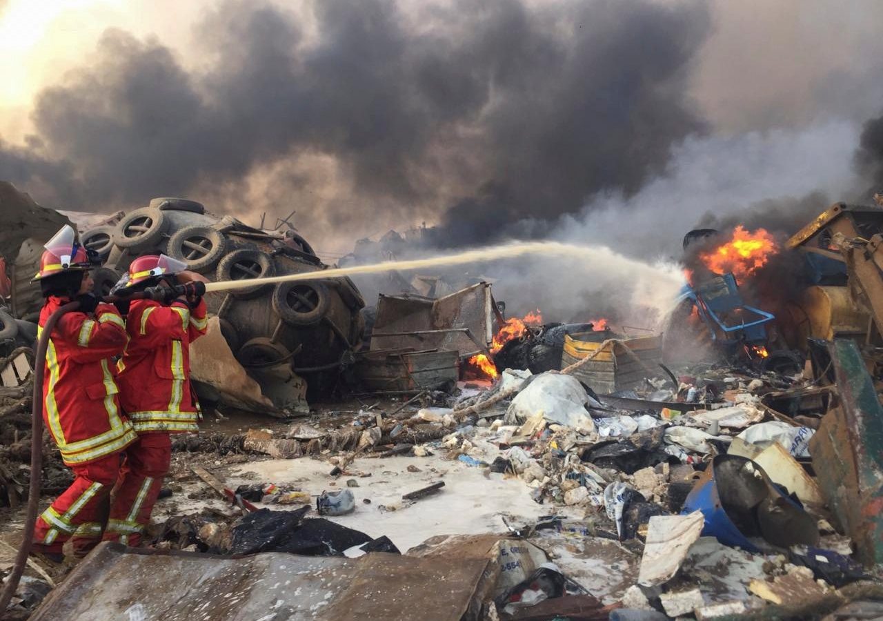 البنتاغون: نحن على علم بانفجار مرفإ بيروت