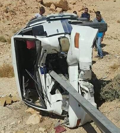 قفصة / حادث مرور يخلف 9 اصابات متفاوتة الخطورة