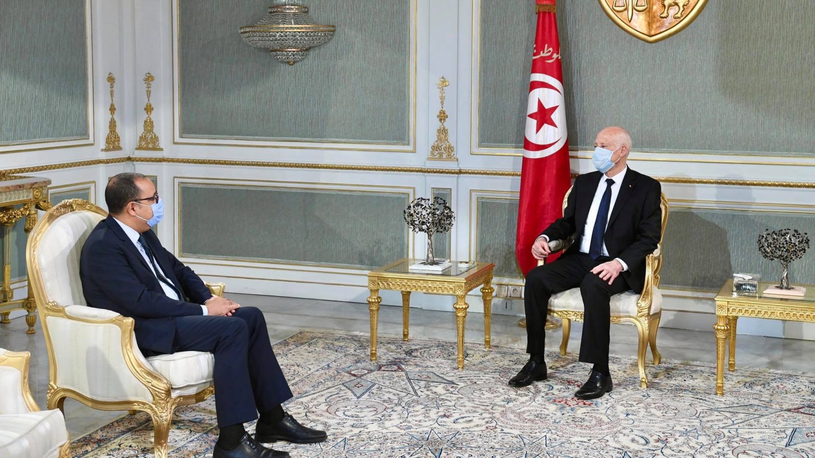 المشيشي يطلع سعيد على مستجدات مشاورات تشكيل الحكومة (فيديو)