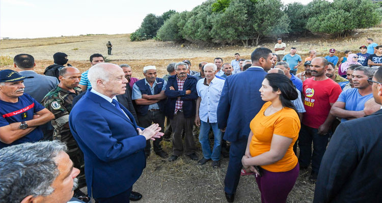 رئيس الجمهورية يزور جبل عمدون من ولاية باجة