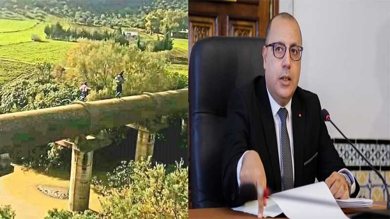 المشيشي  يتفاعل مع  الإدارة العامة للجسور والفديوهات