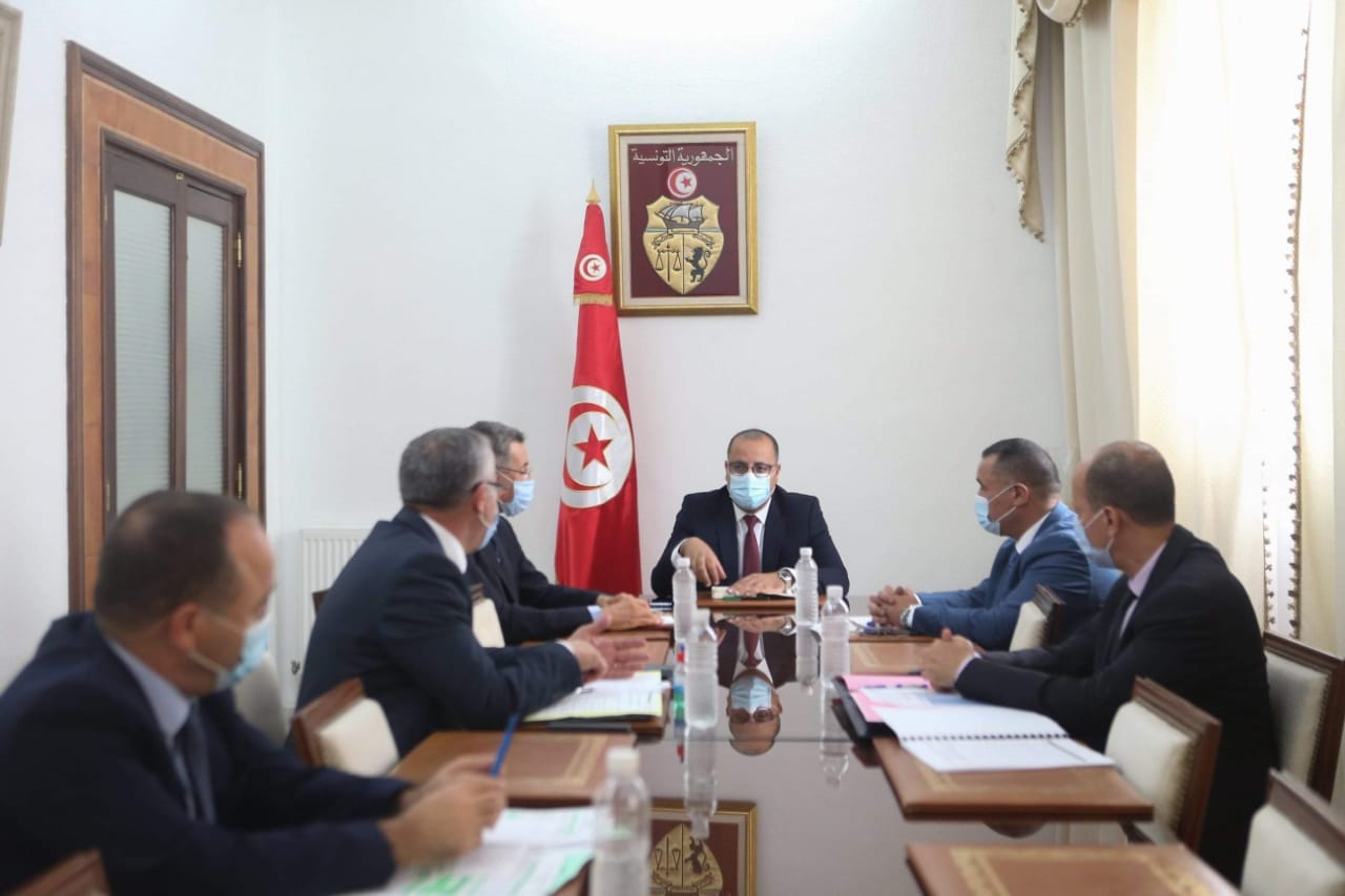 المشيشي يجتمع بوزير الداخلة وقيادات أمنية