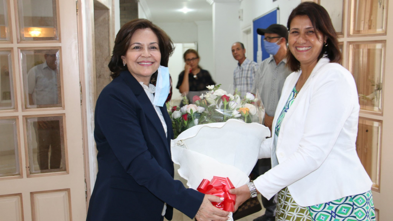 وزيرة المرأة الجديدة تتسلم مهامها