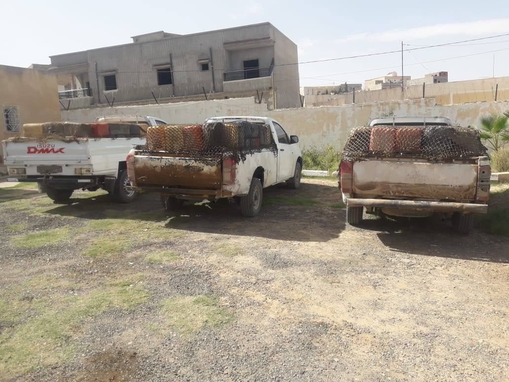 القصرين/ حجز 3 شاحنات لتهريب المحروقات