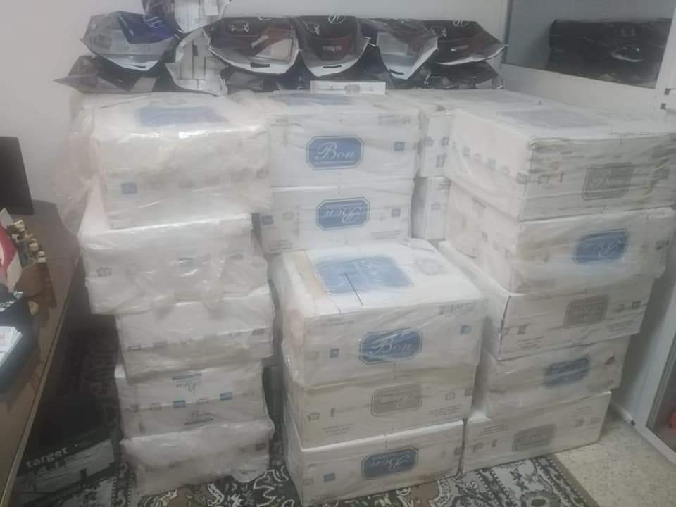 حجز أكثر من 20 ألف علبة سجائر أجنبية في هذه الجهة