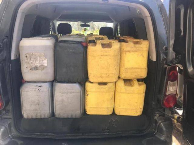 ضبط 1400لتر من المحروقات المهربة في هذه المنطقة