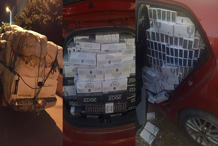 بين القيروان وقرمبالية: حجز ملابس وسجائر مهربة قيمتها 354 ألف دينار