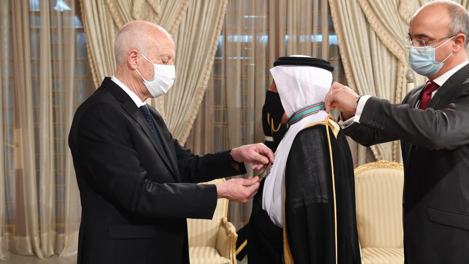 قيس سعيد يستقبل السفير السعودي