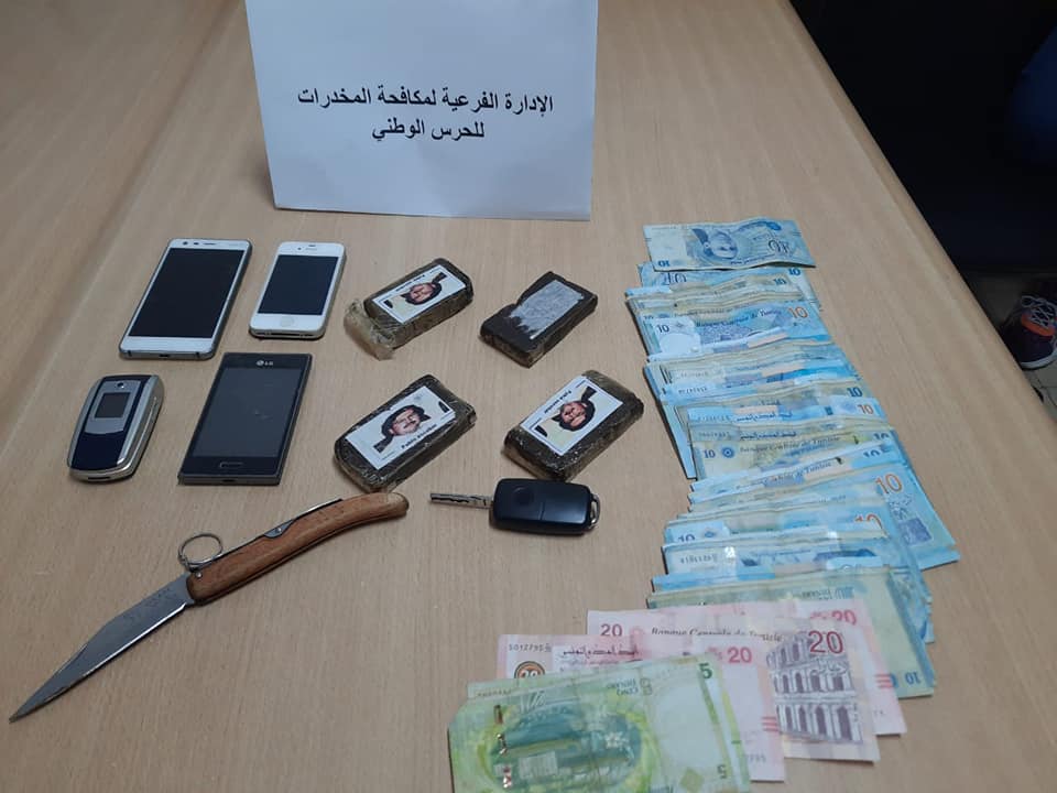 تفكيك شبكة مخدرات تنشط بين الوسلاتية وسيدي حسين