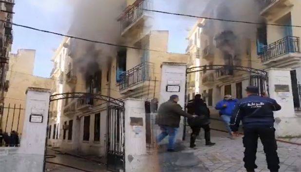 حريق وسط العاصمة