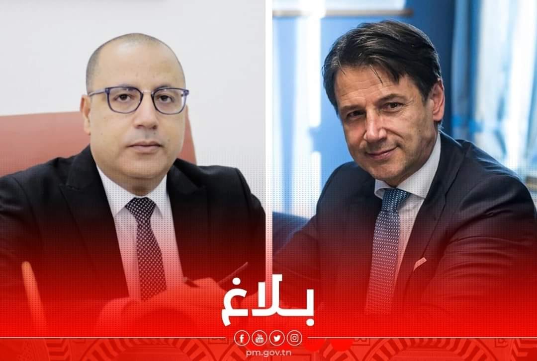 رئيس الحكومة يتلقى اتصالا هاتفيا من رئيس مجلس الوزراء الايطالي الذي وجه له دعوة جديدة لزيارة ايطاليا