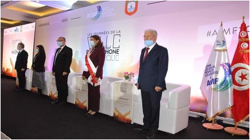 إنتخاب شيخة مدينة تونس، في خطة نائب رئيسة الجمعية الدولية لرؤساء البلديات الفرونكفونية