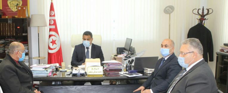 والي سيدي بوزيد يأذن بجرد الأضرار التي لحقت بالمحاصل الزراعية