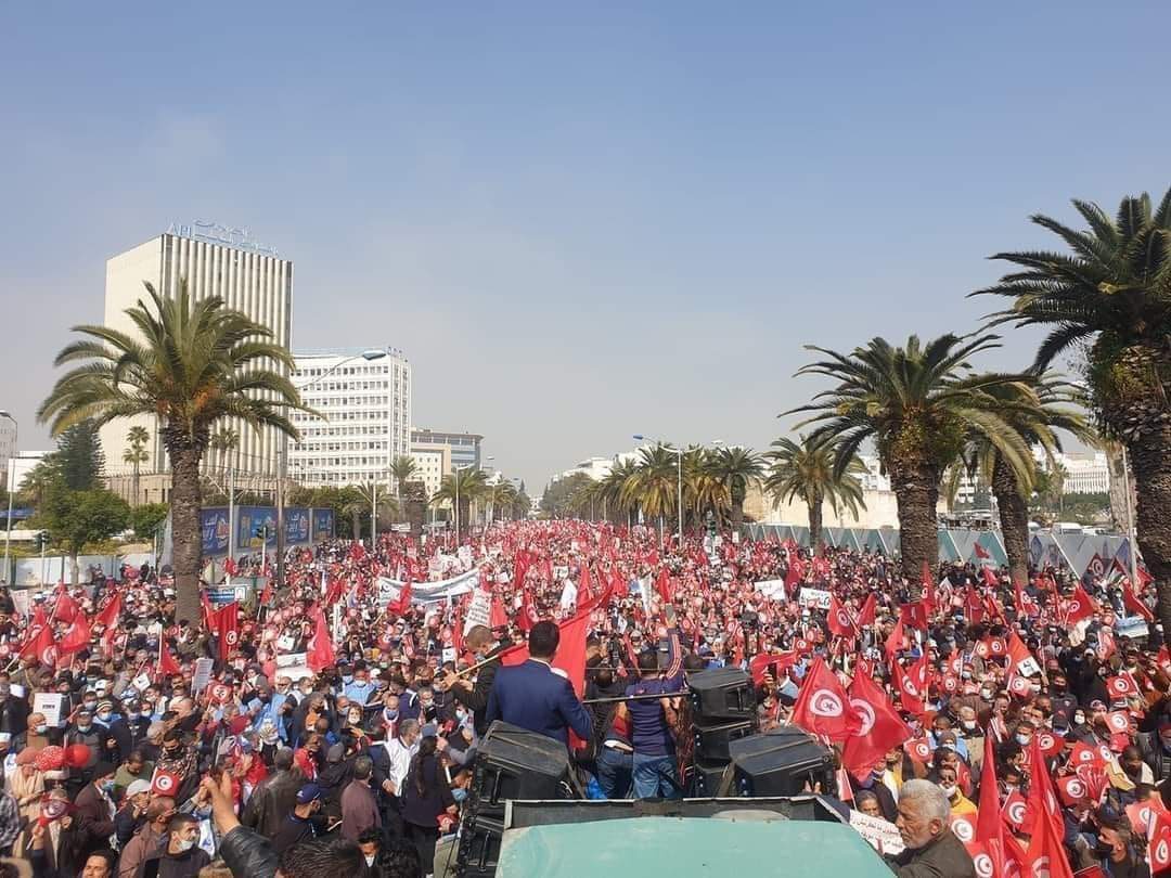 رفيق عبد السلام :”حاولنا نطبقوا البرتكول الصحي في المسيرة قدر الإمكان…”