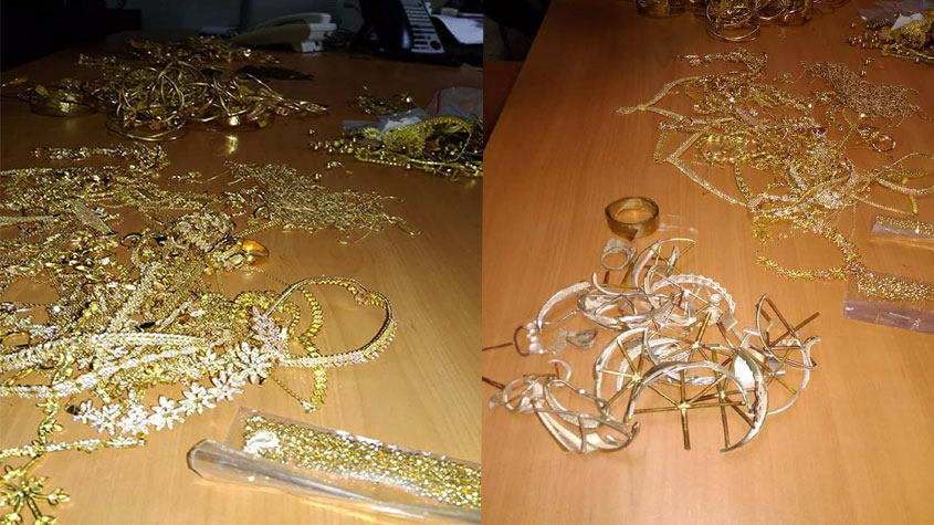 حجز كميات من المصوغ المهرب في صفاقس