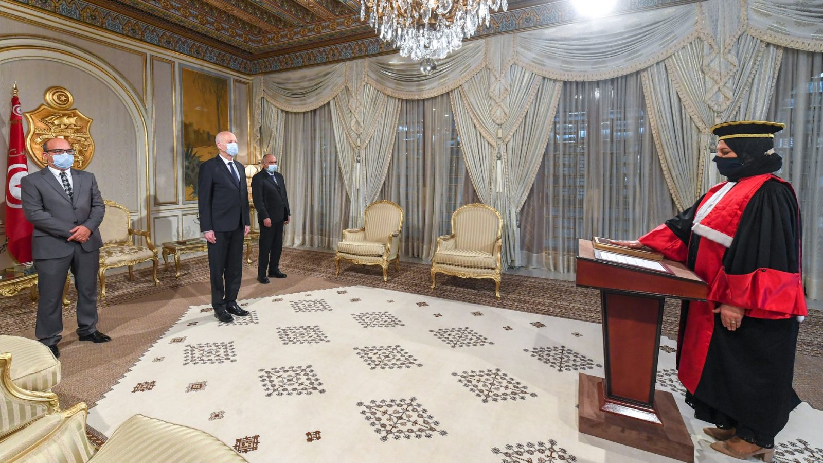 عضو جديد بالمجلس الأعلى للقضاء يؤدي اليمين أمام قيس سعيد