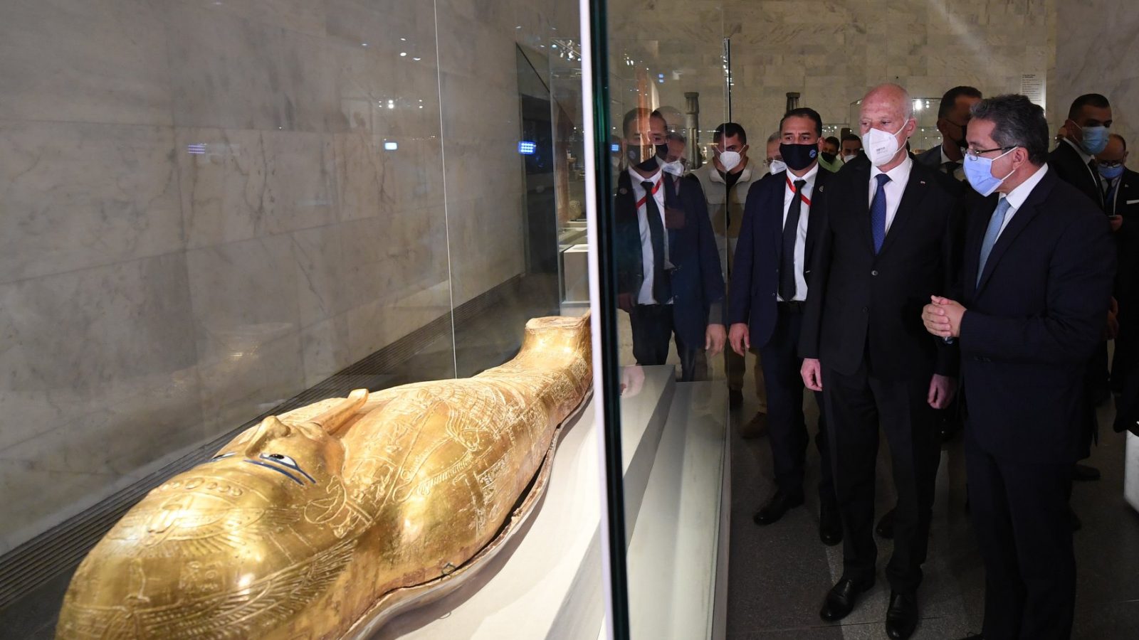 قيس سعيد يزور بعض المواقع التاريخية في القاهرة (صور)