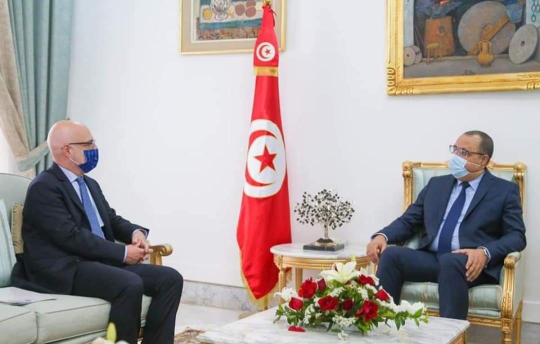 هذا ما أكده السفير الايطالي للمشيشي في لقائهما اليوم