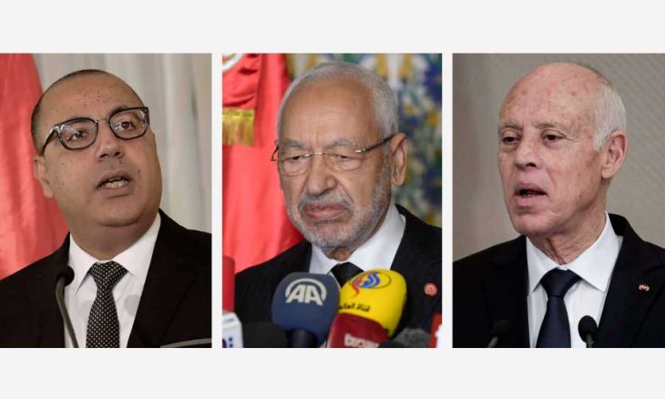 الكاريكاتير الذي اختاره قيس سعيد ليطلع عليه الغنوشي و المشيشي(صورة)