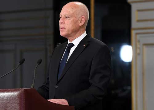 الوسلاتية/ قيس سعيّد يحضر جنازة والدة مدير عام الأمن الرئاسي