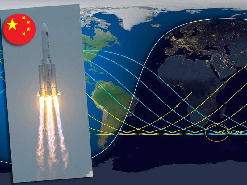 للمرة الثالثة/ رصد الصاروخ الصيني فوق الأجواء التونسية