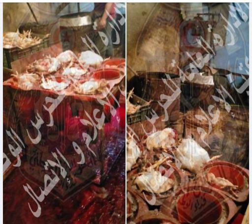 مداهمة مسلخ عشوائي لذبح الدواجن في قربة